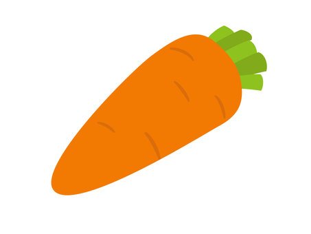 Трафарет морковки для вырезания