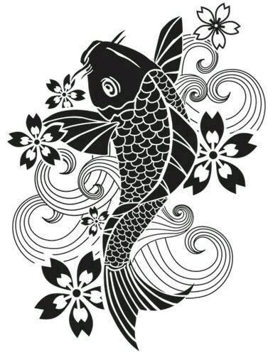 Трафарет "рыбки"