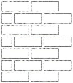Трафарет для стен кирпич