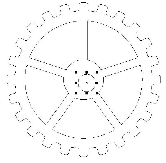 Шестеренки для вырезания
