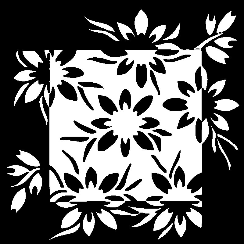 Вытынанки цветы