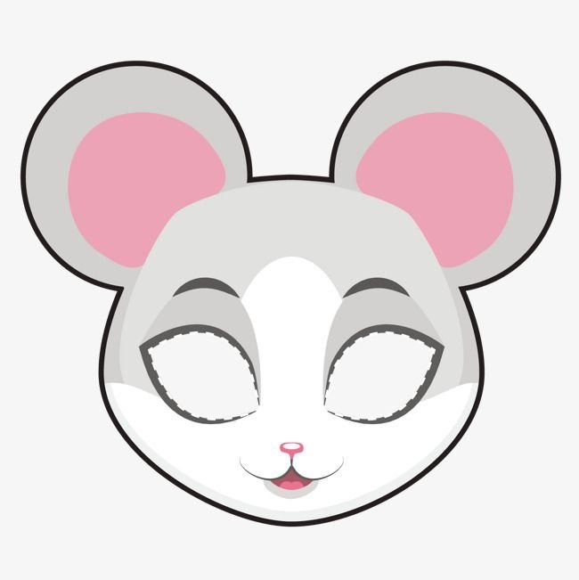 Маска мышки для детей