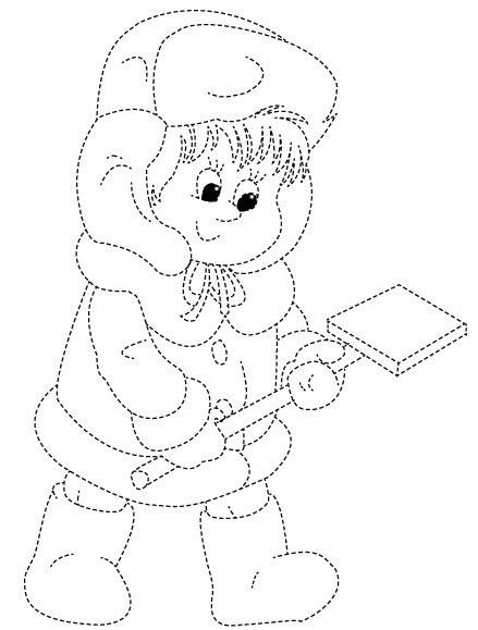 Зимние раскраски для детей