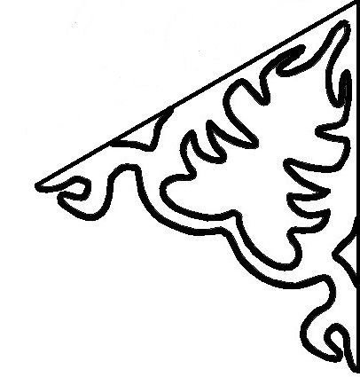 Снежинка балеринка трафарет