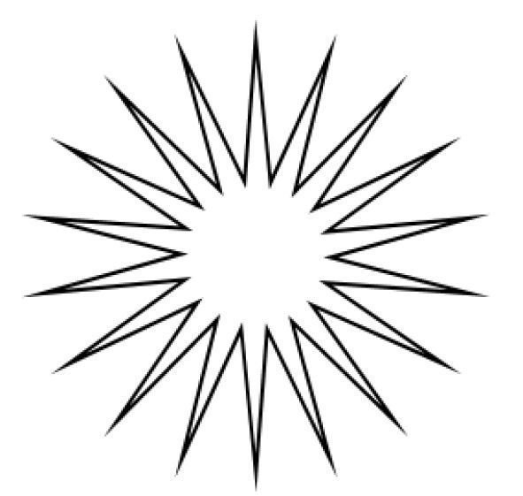 Звезда с лучами
