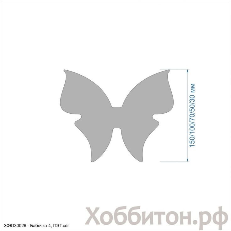 Бантик трафарет