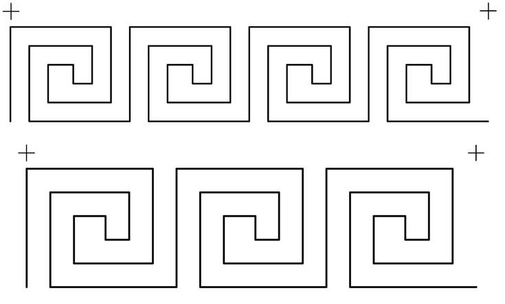 Греческий орнамент Меандр