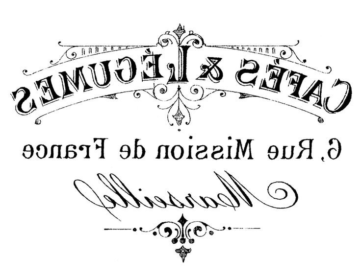 Надписи монохром для декупажа