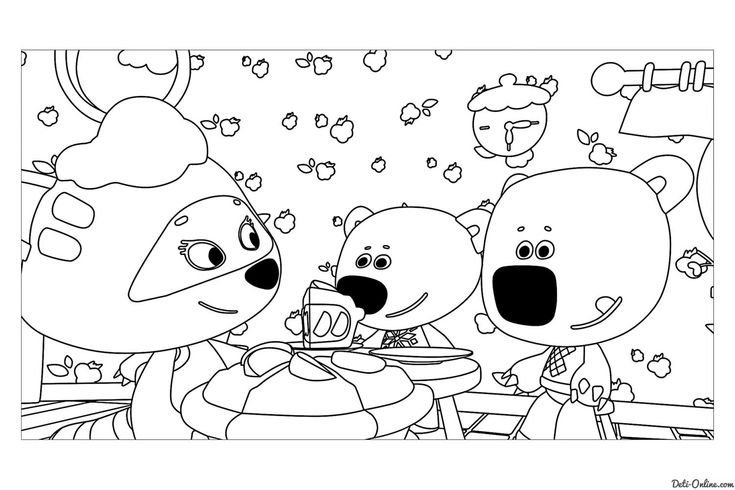 Мимимишки для раскрашивания