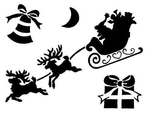 Трафарет "новогодний"