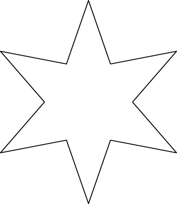Трафарет Звёздочки