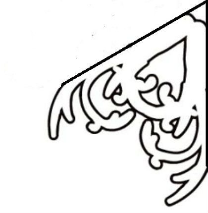 Балерина Снежинка трафарет