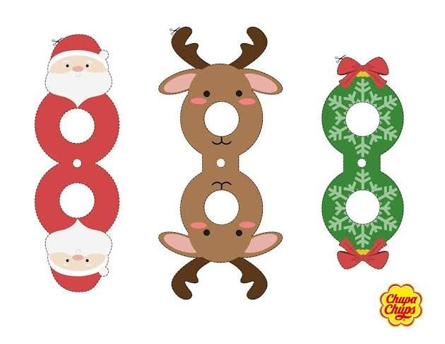 Украшения новогодние на Чупа Чупс