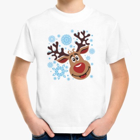 Детские новогодние футболки
