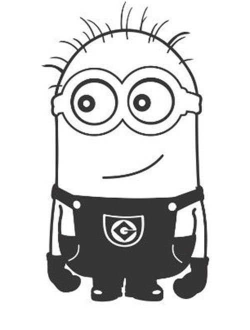 Миньоны чб