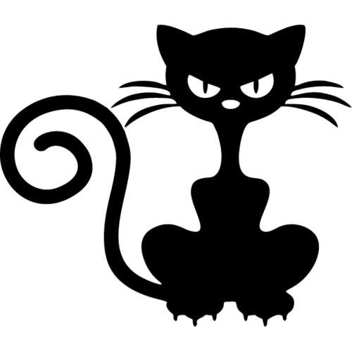 Силуэт котенка