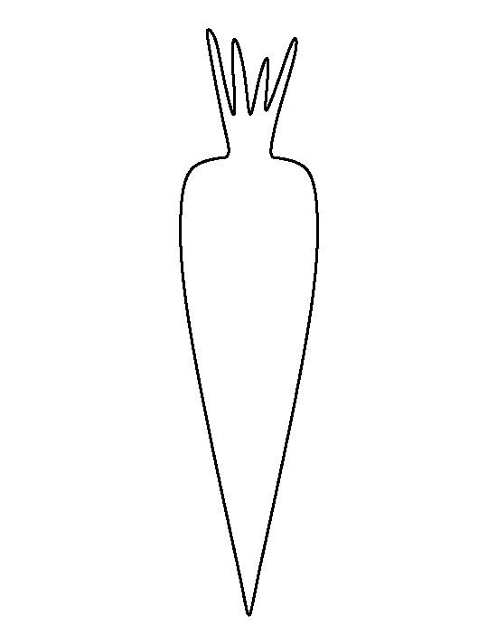 Морковка раскраска для детей