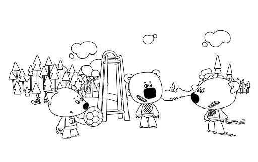 Раскраска с МИМИШКАМИ