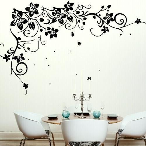 Трафаретные узоры на стены