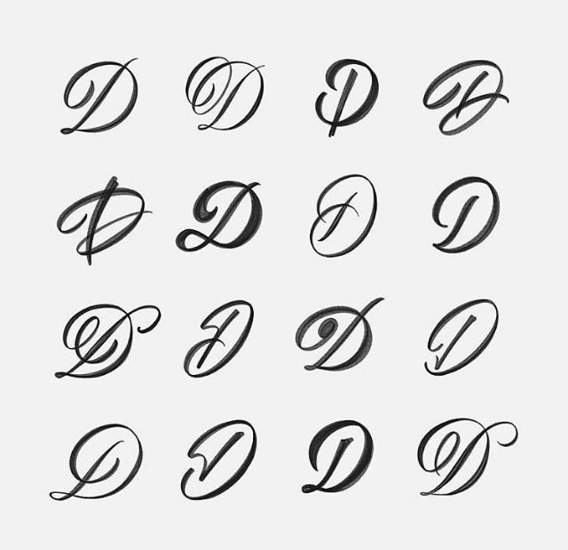 Красивые прописные буквы