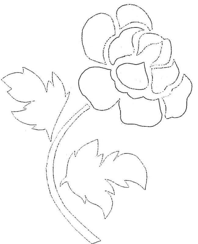 Цветы шаблоны для вырезания
