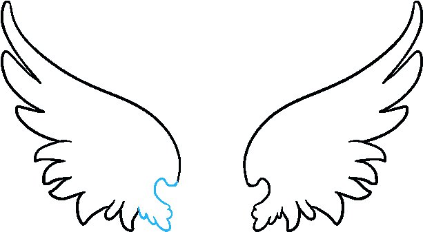 Крылья ангела макет