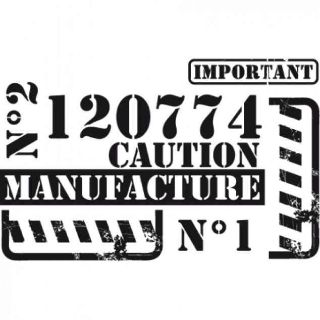 Трафарет надписи в стиле лофт