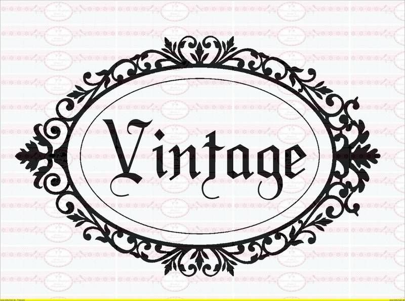 Надписи Винтаж для декупажа