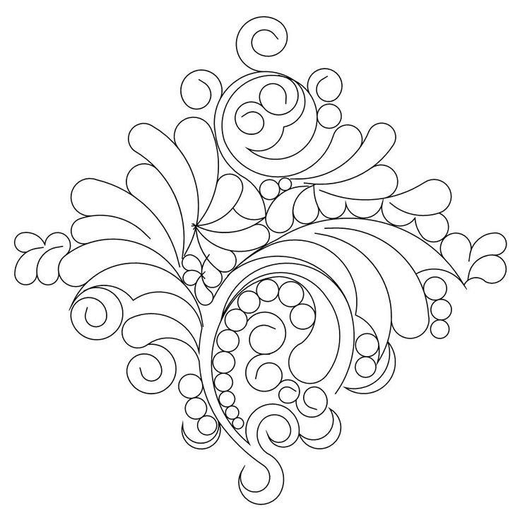 Узоры для джутовой филиграни