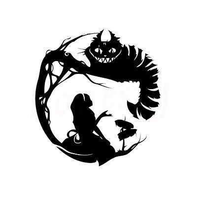 Чеширский кот тату