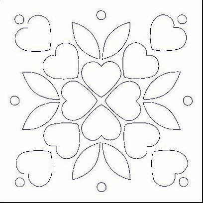 Трафареты цветов для пэчворка