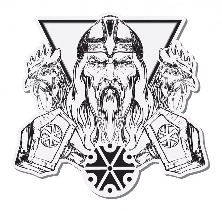 Славянские боги Перун Велес