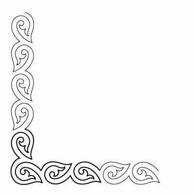 Узор уголок