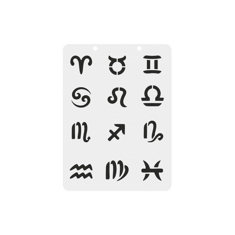 Трафарет "знаки зодиака"