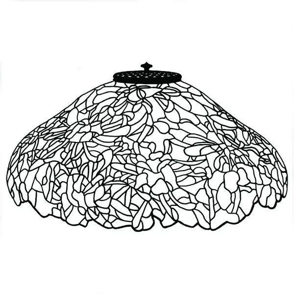 Эскиз абажура Тиффани