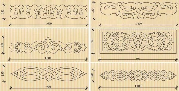 Эскизы для наличников для выпиливания электролобзиком