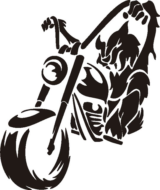 Тату мотоцикл