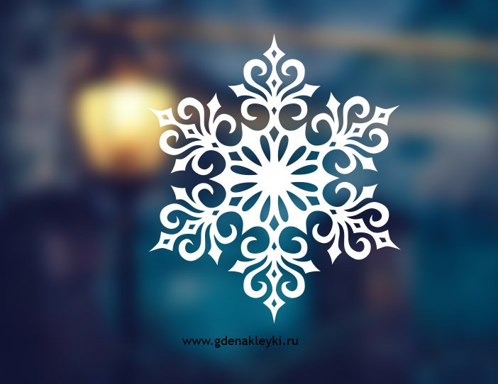 Трафареты снежинок Снежная Королева