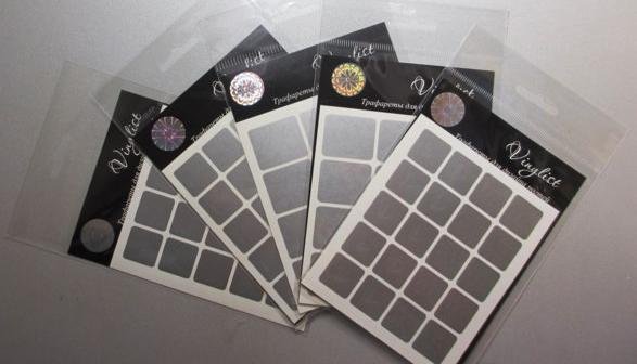 Виниловые трафареты для ногтей