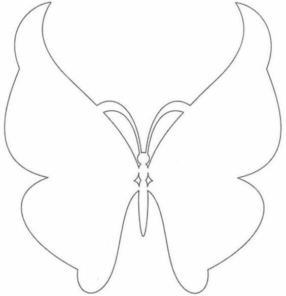Шаблон бабочки