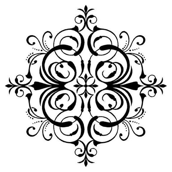 Круглый орнамент