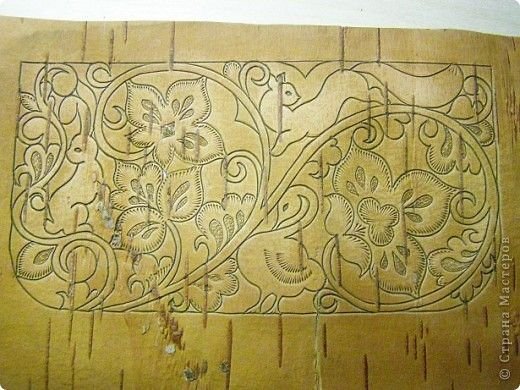 Шемогодская резьба по бересте центр промысла