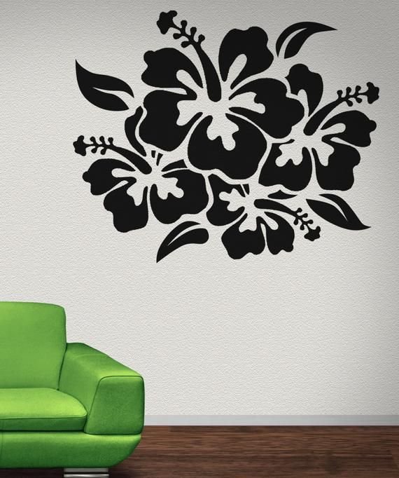 Узоры на стену цветы