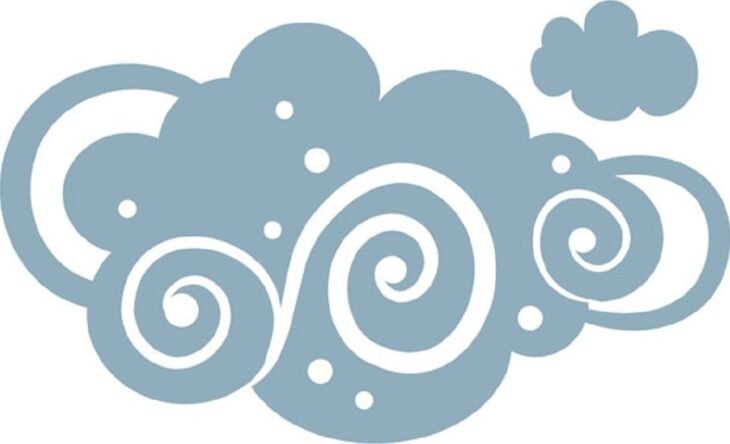 Ажурные облака для вырезания