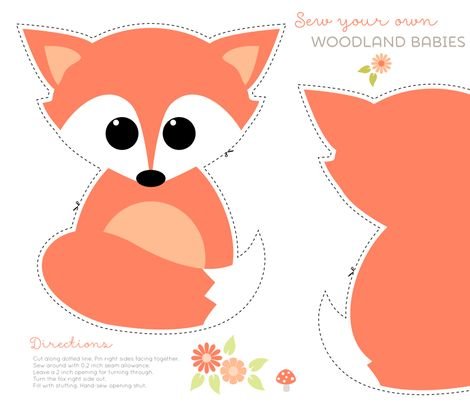 Аппликация Лисенок