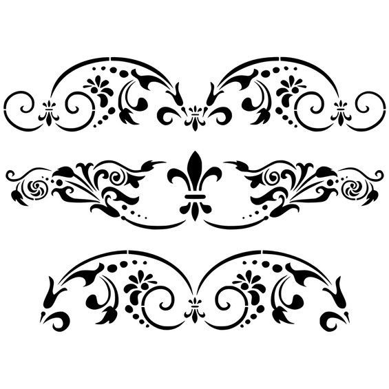 Трафарет узоры