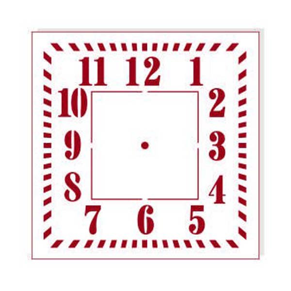 Циферблат часов прямоугольный