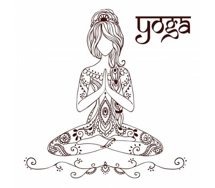 Векторные иллюстрации йога