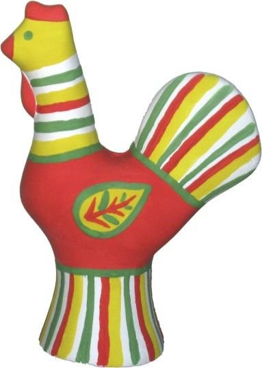 Филимоновская игрушка петушок