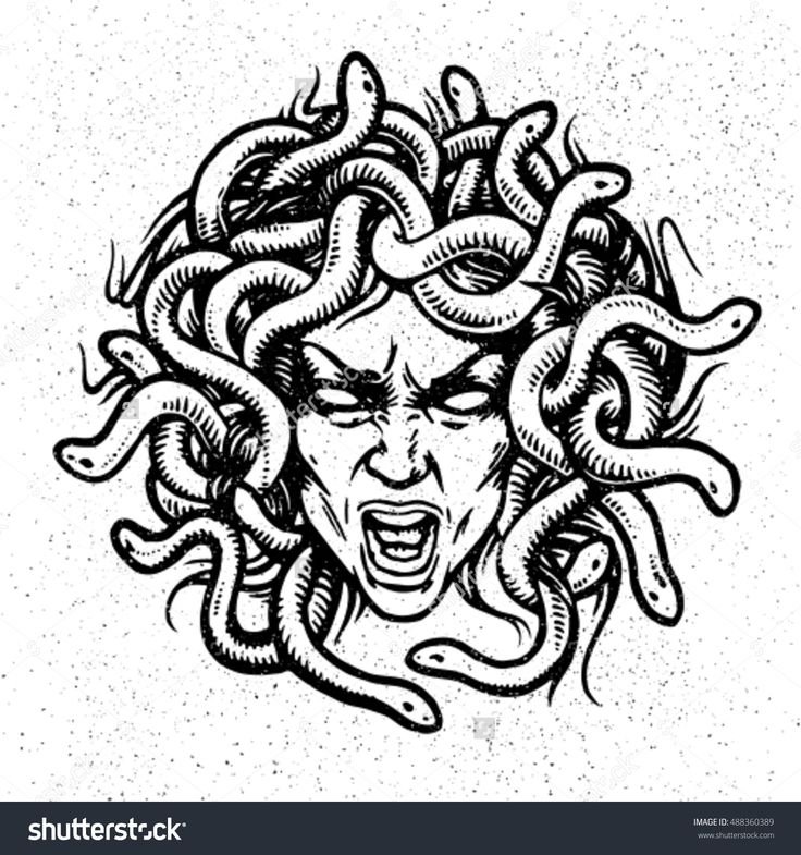 Медуза Горгона тату